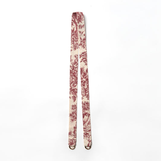 Cote D'azur Phone Strap in Bordeaux