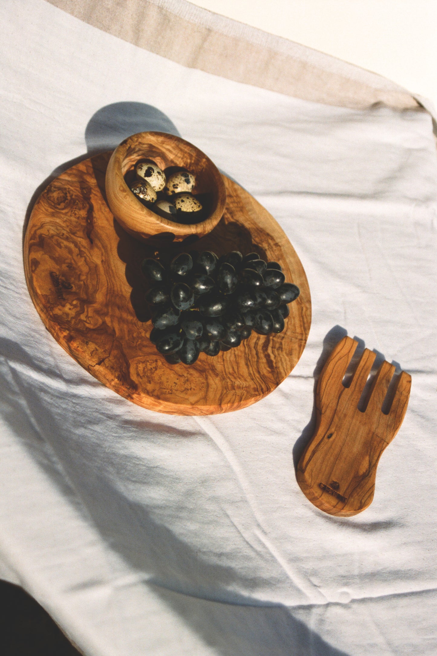 YAYA Olive Wood Salad Tossers