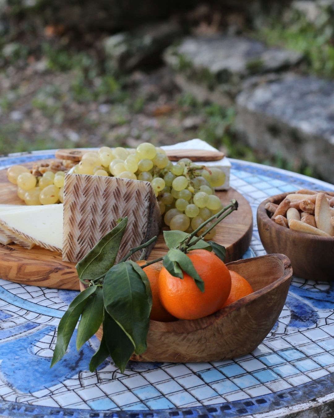 Cuenco rústico de madera de olivo YAYA
