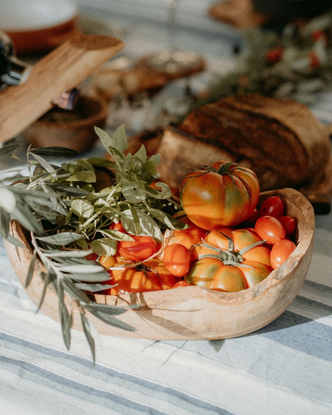 YAYA Olive Wood Big Wonky Bowl