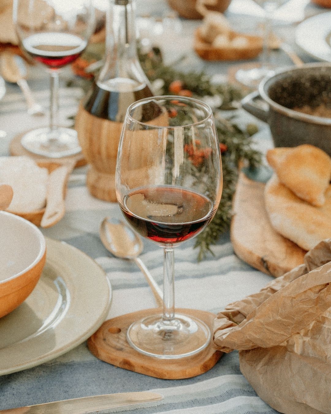 YAYA Olive Wood Coasters